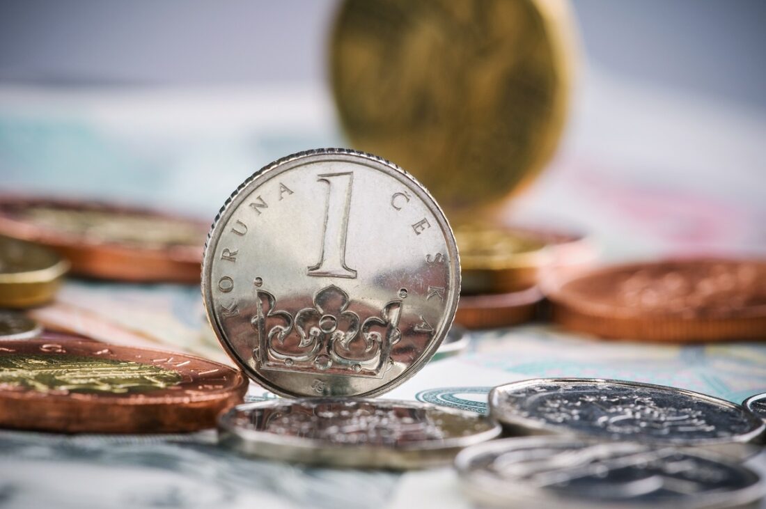 Coins,Of,Czech,Currency,-,Czech,Koruna,-,Europe,Money