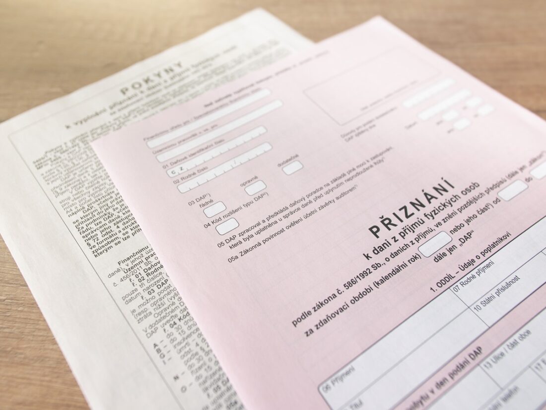 Czech,Republic,,Prague,,25,February,2020:,Tax,Form,,Czech,Declaration